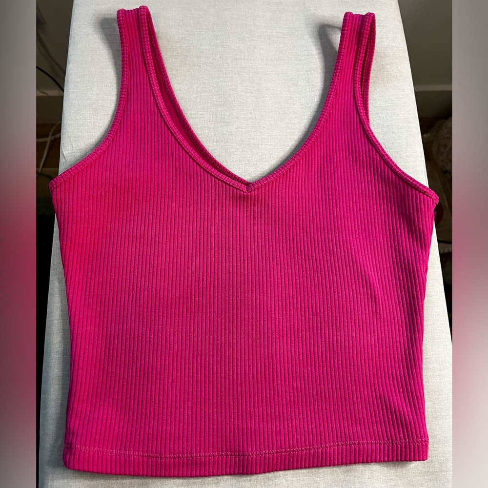 Hollister Tank top Fushia size small
